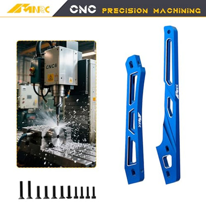 Alloy Center Differential Diff Mount & Front Rear Chassis Brace for Arrma 1/8 Kraton 6S 4X4 RTR V6 Series Upgrade Part Blue - color: Blue
