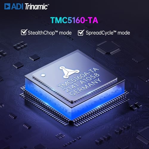 BIGTREETECH TMC5160T Plus V1.0 Stepper Motor Driver 8V-60V StepStick SPI Silent High Speed Printing for Marlin/Klipper/RRF Firmware Manta M8P V2.0/V1.0, Octopus Pro Control Board (Without Case) - style: TMC5160T Plus(w/o case)