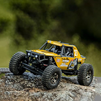 TOUCAN RC HOBBY US in Stock UDI RC UCX2405PRO 1/24 4x4 RC Rock Crawler Model Brushless Motor ESC Radio Controlled Off-Road Vehicles RTR Car attery for Ages 14+ - color: Yellow Black