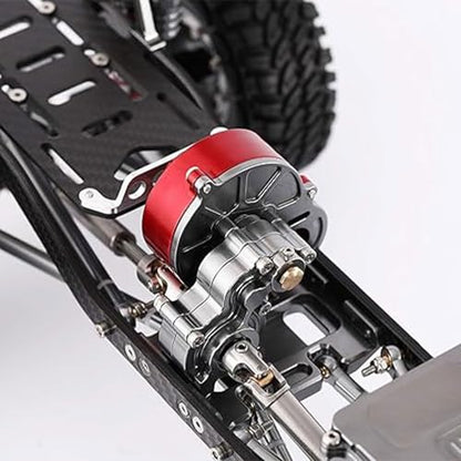 SecosAutoparts Aluminum Transmission Gearbox for 1/10 SCX10 RC Crawler Car | Compatible with Axial SCX10, SCX10 II 90046 90047, Wraith, Gmade Komodo and other 1/10 crawlers