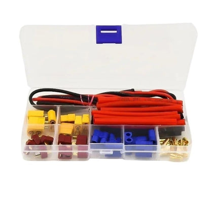 RC Crawlers Components Deans T Plug EC3 XT60 Adapter Connector 14AWG Silicone Wire Heat Shrink for RC FPV Drone Lipo Car Upgrades Parts