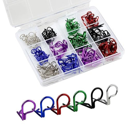 120pcs Colorful 90-Degree Angle RC Body Clips Bent Springy Pins(2 Sizes-Pack) for All 1/24 1/18 1/12 1/10 1/8 Scale Model Car Crawler Truck Buggy