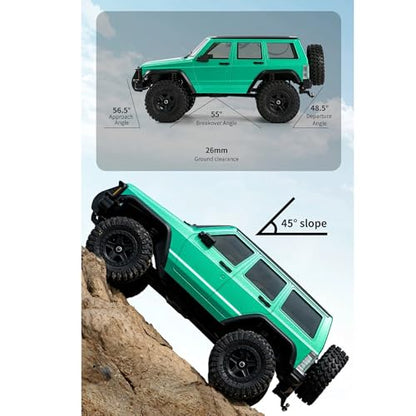 AMK Upgraded TRX4M Nylon Chassis Frame, 1/18 RC Crawler Assembled Chassis for 1/18 AX-8560 Rc Crawler TRX4-M Bronco Defender