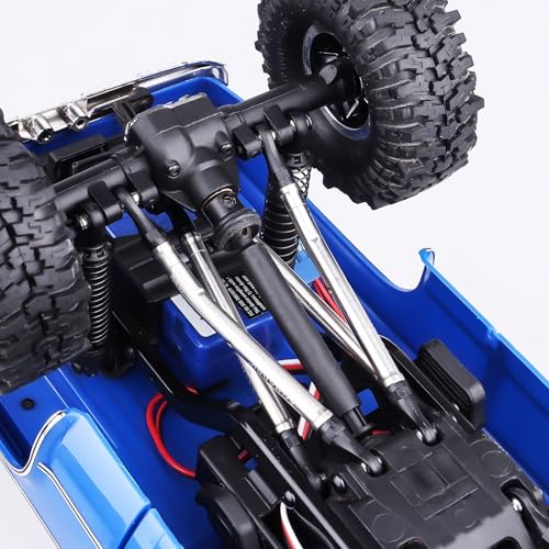 High Clearance Chassis Links Set Stainless Steel Suspension Link Set 50g for Traxxas TRX4M High Trail K10 F150 Chassis Upgrades 1/18 RC Crawler Accessories