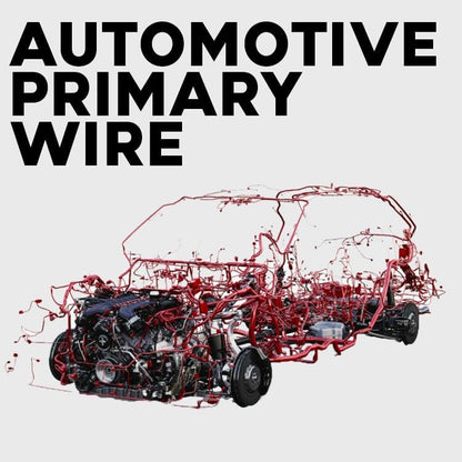 10-Gauge Automotive Primary Wire | Ideal for Car Audio, Automotive, and Trailer | Durable Primary/Remote, Power/Ground Electrical Wiring | 100 Feet - color: Red, size: 10 Gauge