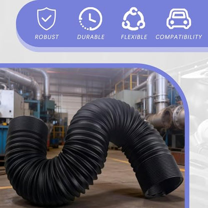 3" Diameter Air Intake Hose for Car,Flexible Air Intake Tube Extendable Up to 39.37",Universal Adjustable Car Airs Duct Hose Cars Accessories for Most Automotive,Truck