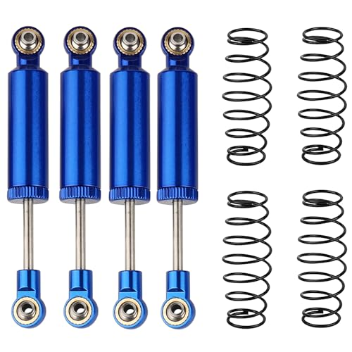 Shock Absorber Damper Internal Spring Built-in Spring For 1/10 RC Crawler Axial SCX10 I II III RBX10 Wraith TRX4 MST Redcat (blue, 80mm) - color: blue, size: 80mm
