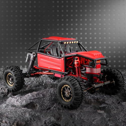 GLOBACT RC Body Shell Nylon Chassis Kit for 1/18 TRX4M (Red) - color: Red