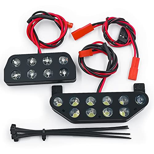Front Rear LED Lights Kit for 1/5 XL DBXL 4WD 2.0 RC Crawler Car