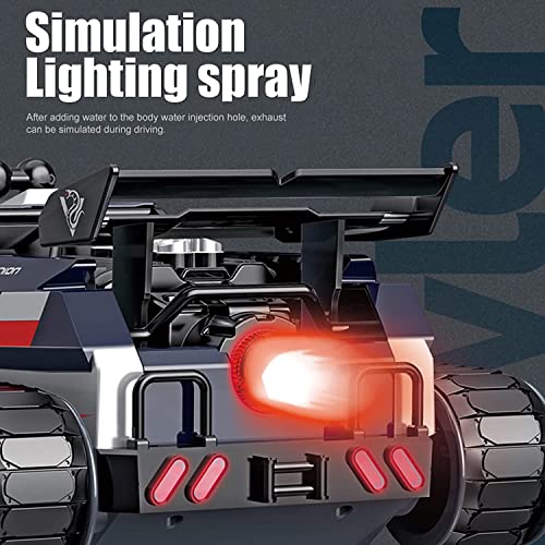 GoolRC RC Tank Car, 1/12 Scale 2.4GHz Remote Control Tank, 360?Rotating Off-Road RC Crawler Military Vehicle with Rechargeable Battery Gifts for Adults Teens (Red) - color: Red