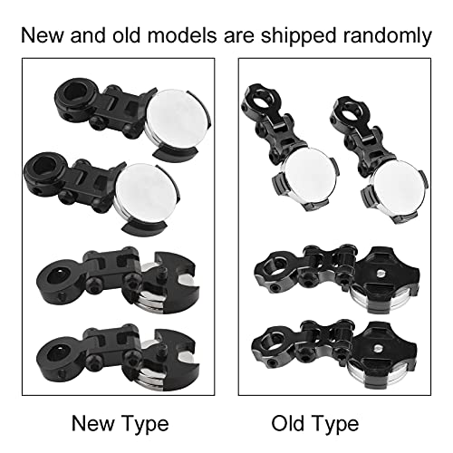 Magnetic Vehicle Body Post Mount 2Pcs for RC Car Accessories (Black) - color: Black