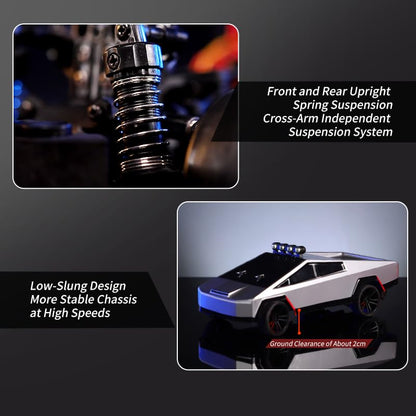 1/14 Scale Mini Drift Racing RC Car for Adult, 4WD High-Speed 48km/h Simulation Remote Controll Racing Cars Vehicle with LED Spotlight and Dual Tires