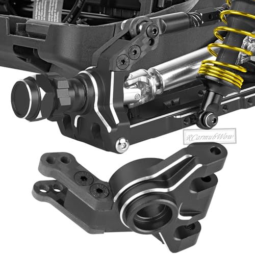 RC Suspension Arms & Mounts,Caster Blocks,Steering Block,Stub Axle Carriers,Turnbuckles Upgrades Part for 1/10 Slash/Rustler/Stampede/Jat0 4x4(VXL),Hoss 4x4 VXL,Black - color: Black(1set)