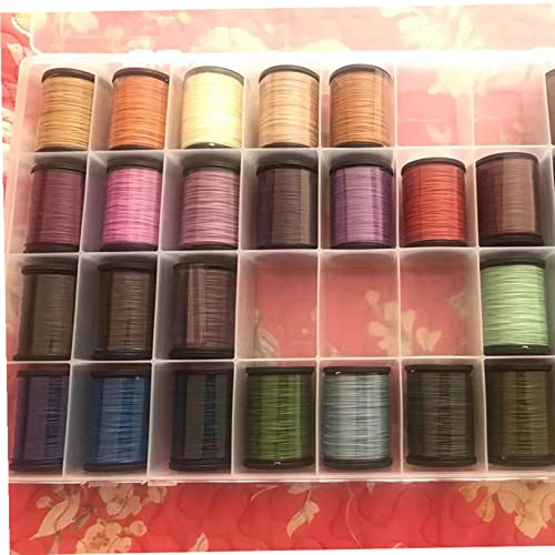 3PCS 36 Grids Large Plastic Organizer Box with Dividers, Compartment Organizer Box for Nail Accessories/Screw/Sewing Arts and Oil Paint, Bead Storage Containers 14.9 Inch x 9.2 Inch x 1.9 Inch (Clear) - size: 3PCS 36Grids