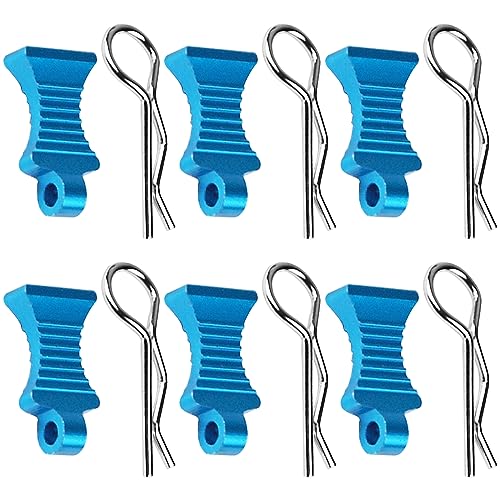 Simulation Nitrogen Bottle Decoration Part Accessory & RC Body Clips Pins with Fixing Bracket Aluminum Pull Tabs Mount