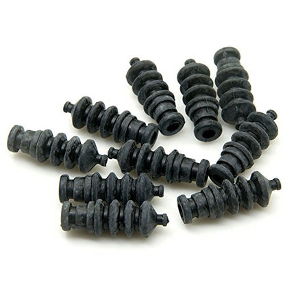 QUE-T 10Pcs Waterproof Push Rod Rubber Seal Bellow 37mm for RC Boat