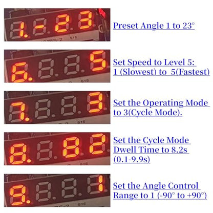 RC Servo Tester 6-Channel Servo Controller Board–PWM Speed/Angle Adjustable, 90/180/270 Degree 3 Modes (Lock/Cycle/Auto-Zero), for RC Models/Robotic Arms/Servo Testing MG995/SG90
