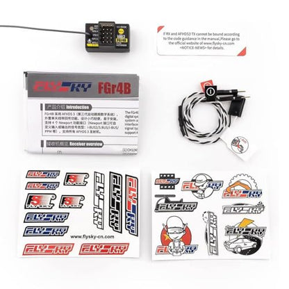 GoolRC Flysky FGr4B Receiver 2.4GHz 4 Channel Receiver for Flysky AFHDS3 PL18 NB4 NB4 Lite Transmitter