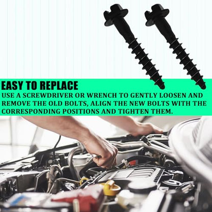 5PCS Air Box Screw, Universal Air Filter Box Screws Kit, Rust-Proof Fasteners Automotive Accessories GM Style Screws for Chrysler Chevrolet Dodge Jeep Pontiac