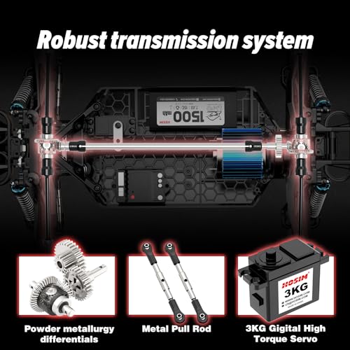 Hosim 1:10 68+ KMH High Speed Brushless Rc Cars & 1:10 Remote Control Cars for Adults and Kids