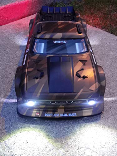 RC LED LIghts Brake Lights Headlights HD Eliminator Infraction Felony Typhon Limitless Outcast Senton Universal White and Red HD LED Lights HD2W2R