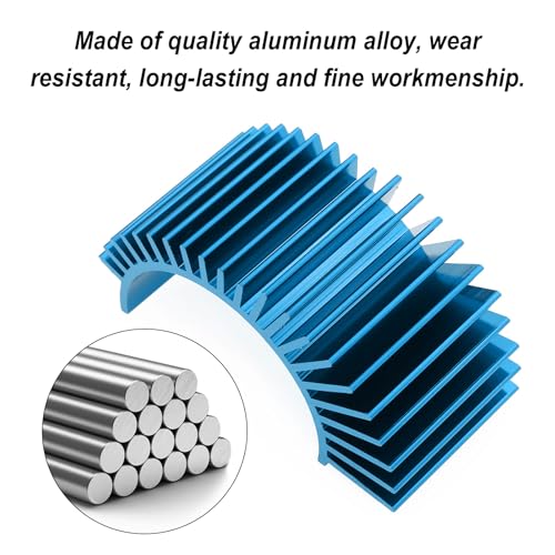 2-Pack HobbyPark Aluminum Electric Motor Heat Sink Cooling Fins for RS540 550 540 3650 Size RC Parts