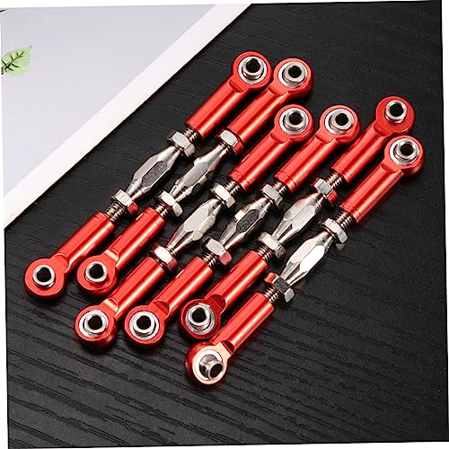 6pcs Adjustable Pull Rods Aluminum Turnbuckle Rod Linkage CNC Machined for Rc Car for Scale Hsp Racing Hpi Easy to Install