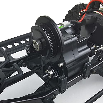 Benedict Harry Aluminum 2 Speed Reverse Transmission Gearbox for 1/10 RC Crawler Car Axial SCX10 90048 Wraith Upgrade Parts