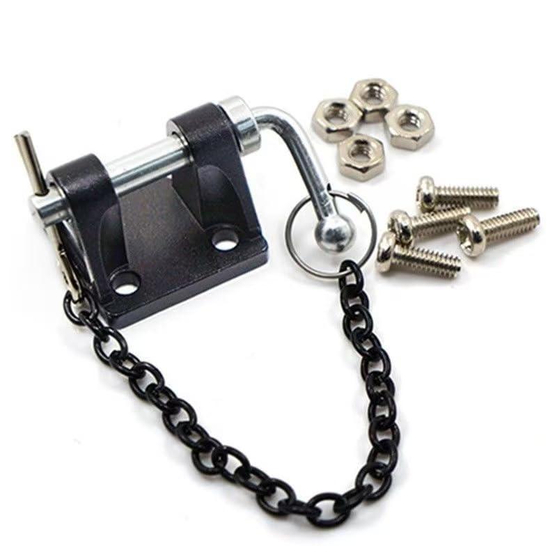 1/10 Scale Metal Tow Hook D-Ring Winch Anchor Shackle Trailer Chain Tools for RC Model Car Axial SCX10 D90 Trx4 Trx6 (rc-18) - color: Rc-18