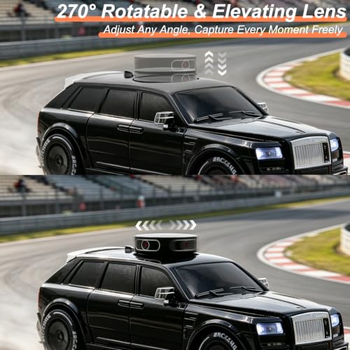 4.3" HD Screen FPV RC Car with Camera with 270° Rotatable Camera Up & Down | 1:20 Drift & Racing RC Cars 4 Wheel with 1080P, Dual Tires, Real Time Video Photos with 8GB TF Card, Gift for Kids Adults