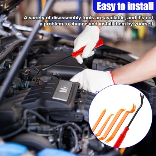 1240PCS Car Push Retainer Clips & Fasteners Kit – 32 Universal Sizes Nylon Bumper Fenders Push Pins Rivets, Plastic Door Panel Clips with 10 Cable Ties&5 Fastener Removal Tools for Ford Honda(1240PCS) - size: 1240PCS