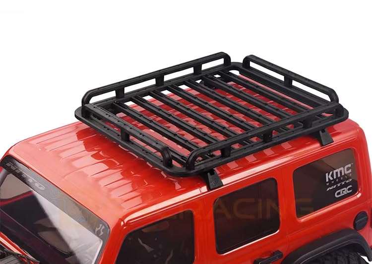 Carbon Hybrid Nylon Plastic Realistic Roof Rack for 1/10 RC Crawler TRX-4 TRX-6 axial scx10 Remanufactured Parts (G172FB(Medium)) - color: G172fb (Medium)