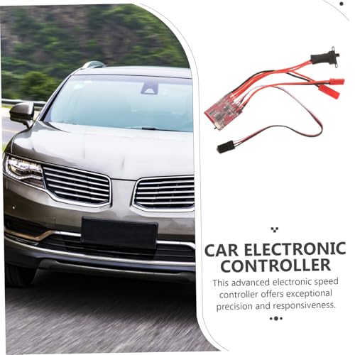 30A Brushed Esc with Brake Dual Way Speed Controller for Rc Cars Boats Enhanced Performance Electronic Controller for Reliable Speed Control Tough Conditions