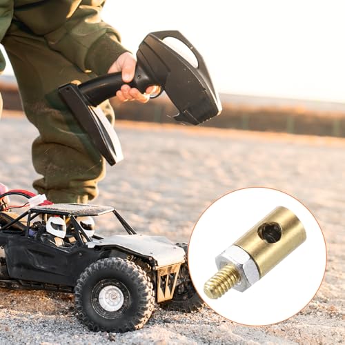 MECCANIXITY Linkage Stoppers Connecting Servo Arm, Push Rod with Nut and Screw for RC Airplane, D4x2.1mm D4x2.5mm 10 Pcs - size: D4x2.1mm; D4x2.5mm