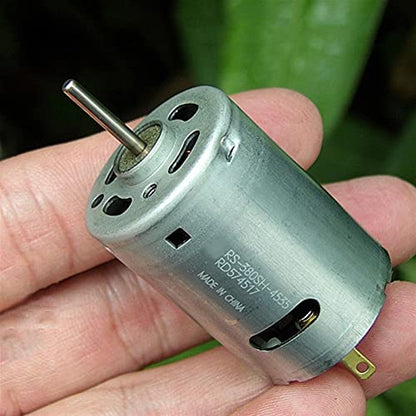 Hobby Torque Mini Electric RS-380SH Motor, DC 5V-12V 6V 7.2V 20000RPM, RS-380SH-4535 High Speed Motor, DIY RC Car Boat Drone Model Engine Engine Science