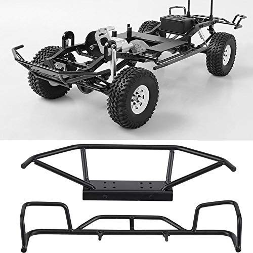 RC Car Bumper, Metal Front Rear Bumper for 1/10 Scale RC Crawler Bumper with Heavy Duty Protection for Off Road Enthusiasts
