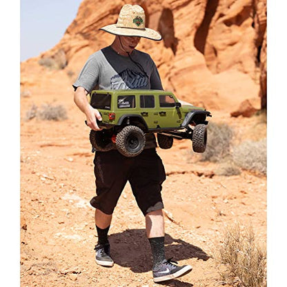 Axial SCX6 Jeep JLU Wrangler 1/6 4WD RC Rock Crawler RTR, Green | AXI05000T1, Batteries and Charger Not Included - color: Green