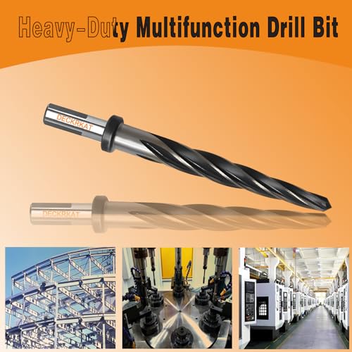 5/8" Reamer Drill Bit for Metal, M2 HSS Taper Reamer for Steel, Alloy, Wood, Plastic to Align, Enlarge Holes – 5-Spiral Flutes, 1/2" Non-Slip Shank, 16mm Car Reamer, Bridge Construction Reamer. - size: 5/8"