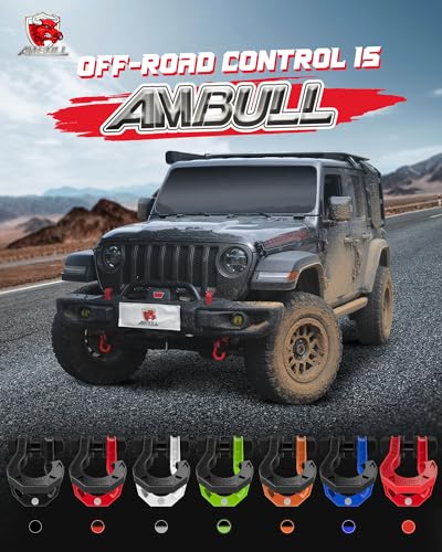 3/4" D Ring Separate Shackles, 52,910lbs Break Strength Easy Open Towing Winch Shackles, Heavy Duty Shackles with 7/8" Screw Pin for Tow Strap Winch Off Road Vehicle Recovery (BlackYellow) - color: BlackYellow