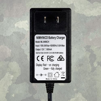 Mighty Max Battery 9.6V 2000Mah NiMh Battery For Toy RC Car #11401-01 + Smart Charger