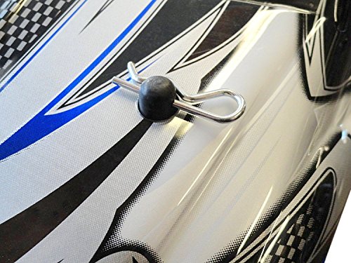 1/10 Large RC Car/Truck/Buggy Galvanized Steel Body Clips - 100 Pack 4027