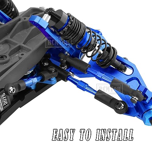 Aluminum Turnbuckles Camber Links Upgrades Part for 1/10 Slash 2WD/Stampede 2WD/Rustler 2WD/Bandit 2WD, Alloy Turnbuckles Camber Links Hops Up,Navy Blue - color: Navy Blue for Rustler 2wd
