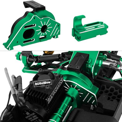 RC Upgrades Part for 1/8 Typhon 3S BLX,Shocks,Driveshafts,Transmission,Turnbuckles,A Arms,Caster Block Set,Center CVD &Support,25T Servo Saver,58T Slipper,Steering,Green
