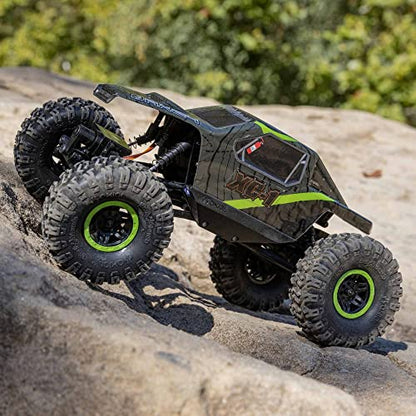 Axial RC Truck 1/24 AX24 XC-1 4WS Crawler Brushed RTR (Includes Everything Needed No Other purchases Required), Green, AXI00003T1 - color: Green