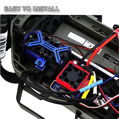 VXL-3s ESC Motor Cooling Fan Upgrades Part for 1/10 Slash/Rustler/Stampede VXL 4X4 2WD,High Velocity Fan Heatsink Hops Up,Replace #3340,Red - color: Red/for 2wd4wd