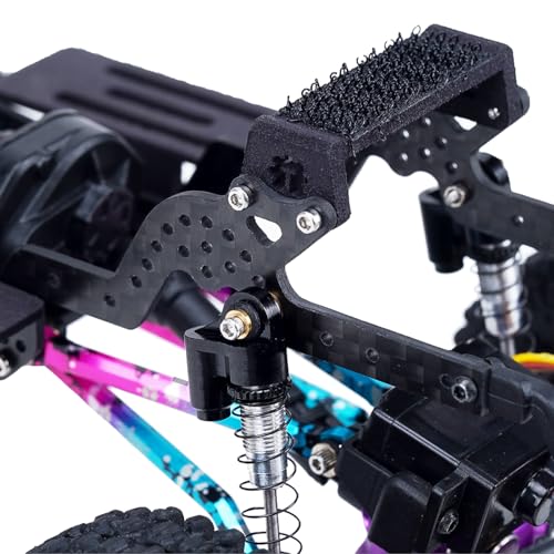 Carbon Fiber LCG Chassis Kit Frame Rail for Axial SCX24 Chevrolet C10 JLU Bronco Base Camp 1/24 RC Crawler Car