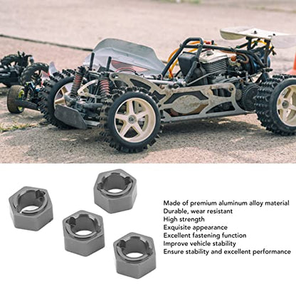 7mm Hex Combiner, Wheel Hub Hex Adapter Aluminum Alloy RC Wheel Adapter Compatible with FMS FCX24 1/24 RC Car (Color)