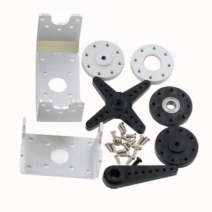 RDS51160 160KG High Torque Digital Servo Motor Dual-Shaft CNC Aluminum Robot Arm Servo for Robotics RC Vehicles DIY Projects (160kg 180°) - size: 160kg 180°