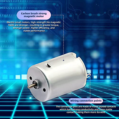 8Pack DC Motor 3V-12V 280 Micro Motor Round Shaft Electric Motor for DIY Airplane RC Boat Toys Model DIY Hobby