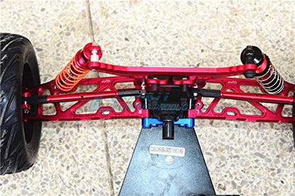 GPM Arrma 1/8 KRATON/Outcast/Notorious 6S BLX Aluminum Rear Lower ARMS+Rear Knuckle ARMS -14PC Set (red)